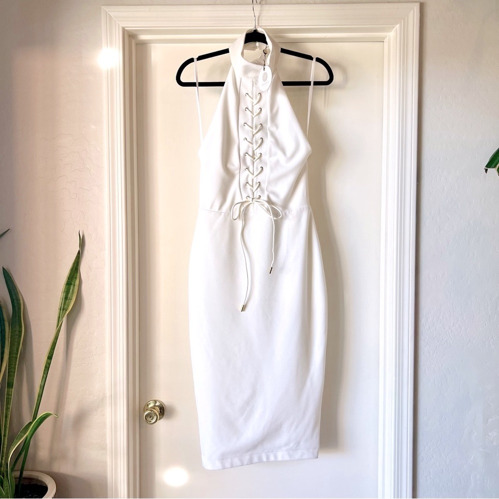 NWT Misha Collection Sarika Dress White size M